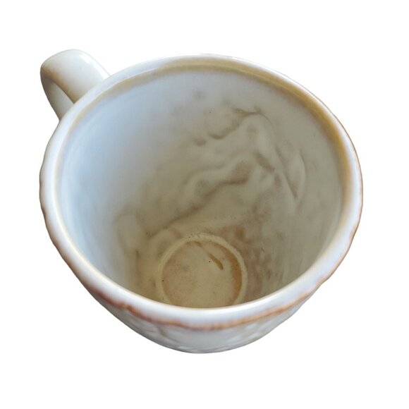 Cracker Barrel 3-D Dimensional Mermaid Textured Coffee Mug Sea Ocean Mythical - Picture 3 of 4